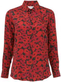 Saint Laurent Poppy Print Shirt at Farfetch